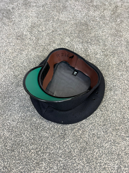 Ex Police Black Peak Cap Genuine Issue Chauffeur Fancy Dress Film Prop Collectible