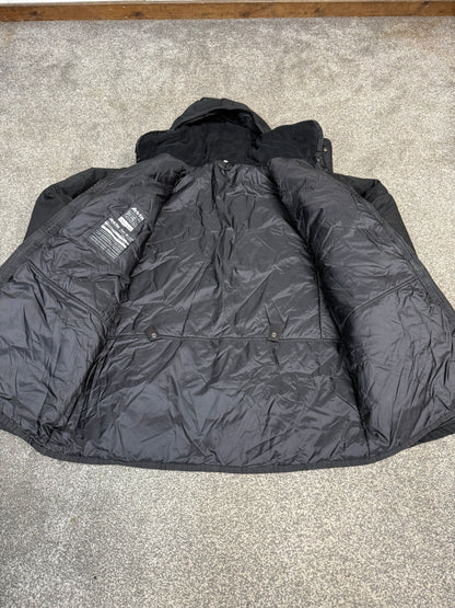 Ex Police Arktis Black Combat Smock Jacket With Liner LARGE Dog Handler Security - VGC