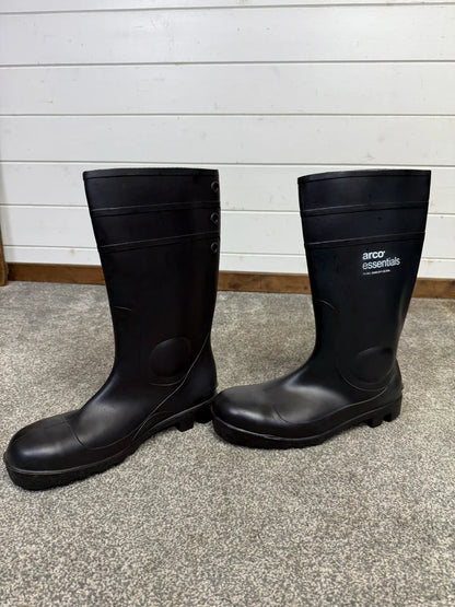 Ex Police Arco Wellington Boots Steel Toe Cap Safety Wellies UK 11