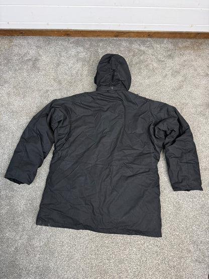 Ex Police Arktis Black Combat Smock Jacket With Liner LARGE Dog Handler Security - VGC