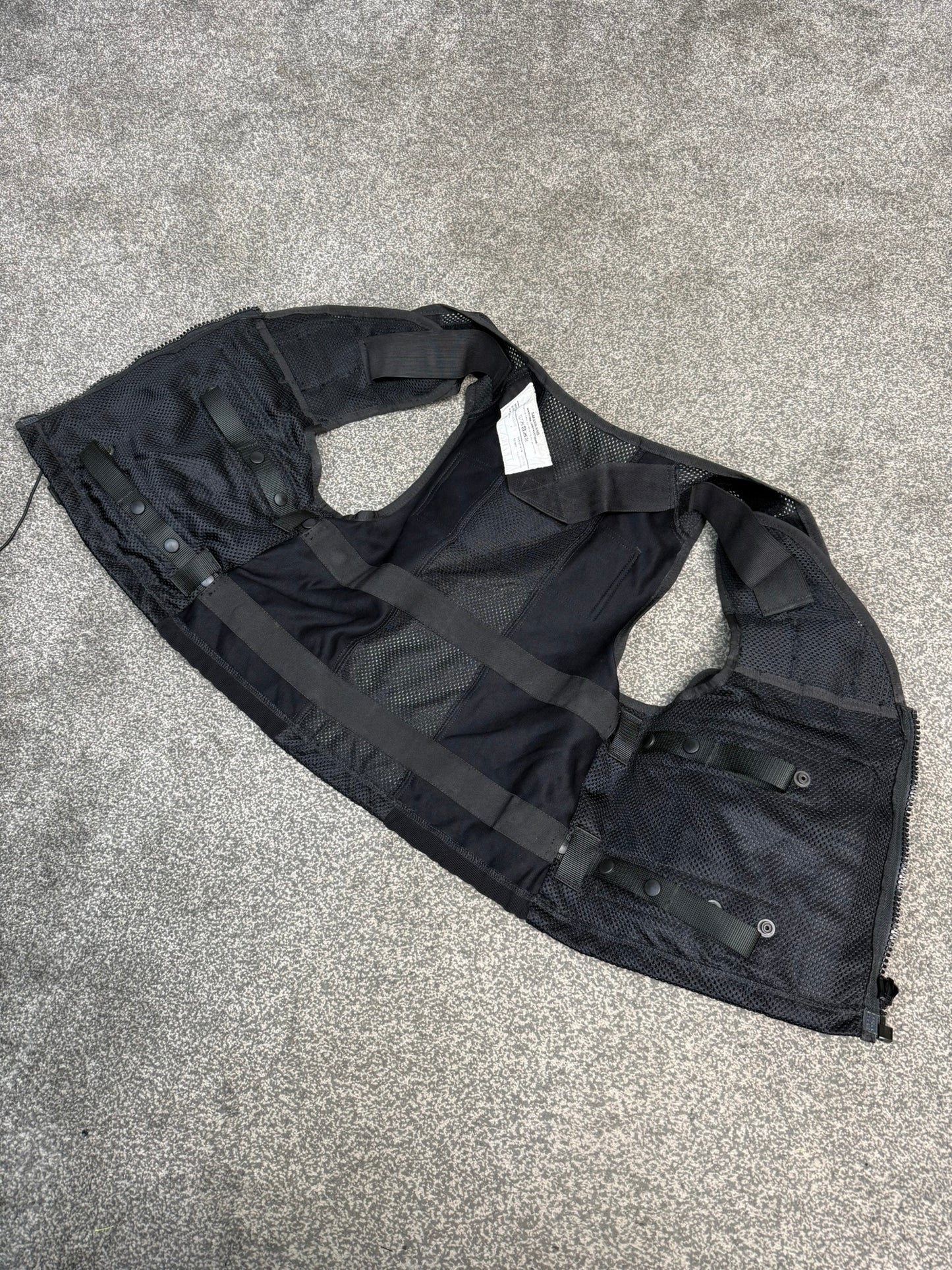Ex Police Safariland Black Molle Vest Taser Holster & Pouches Tactical Security Vest - MEDIUM
