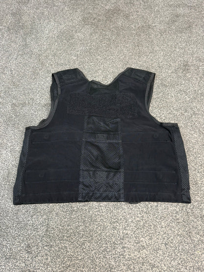 Ex Police Safariland Black Molle Vest Taser Holster & Pouches Tactical Security Vest - MEDIUM