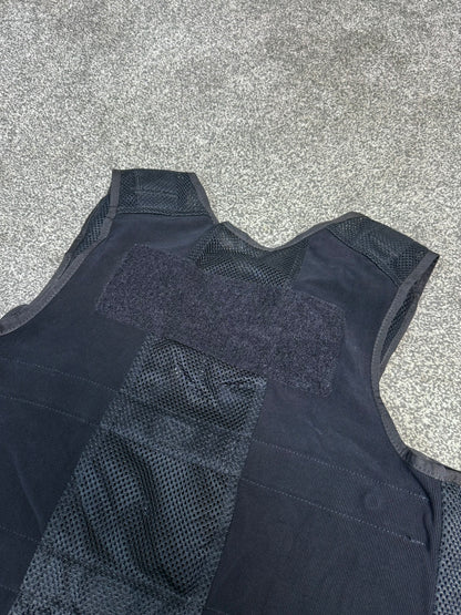 Ex Police Safariland Black Molle Vest Taser Holster & Pouches Tactical Security Vest - MEDIUM