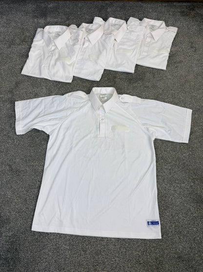 5x Ex MET Police UBA (Under Body Armour) White Shirt Job Lot - 17" Collar