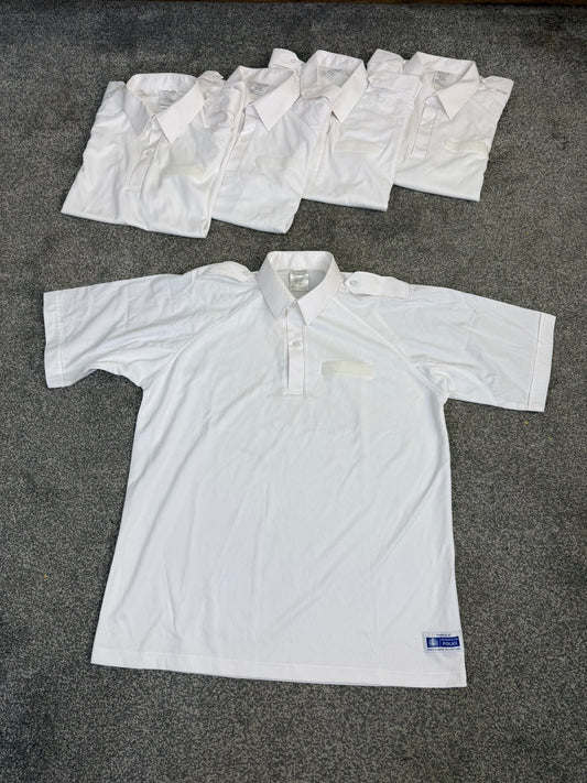 5x Ex MET Police UBA (Under Body Armour) White Shirt Job Lot - 17" Collar