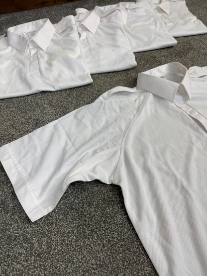 5x Ex MET Police UBA (Under Body Armour) White Shirt Job Lot - 17" Collar