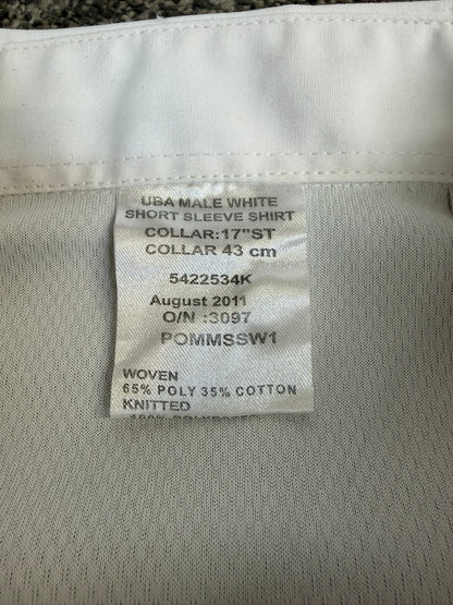 5x Ex MET Police UBA (Under Body Armour) White Shirt Job Lot - 17" Collar