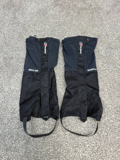 Berghaus Gore-Tex GTX II Boot Gaiters - Black L/XL Long