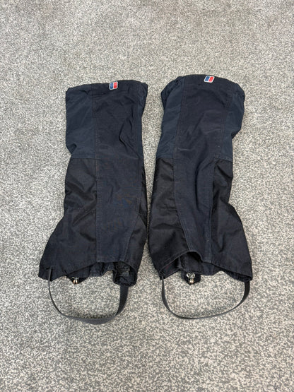 Berghaus Gore-Tex GTX II Boot Gaiters - Black L/XL Long