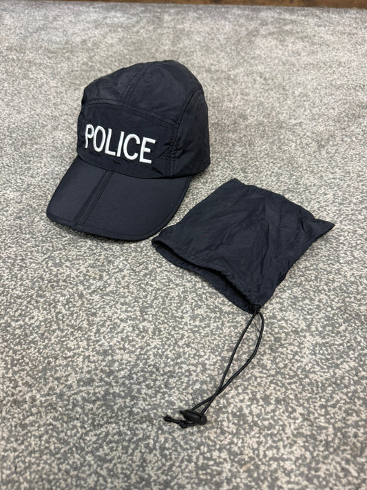 Ex Police Folding Baseball Cap ARU Hat & Bag Collector Display Film Uniform