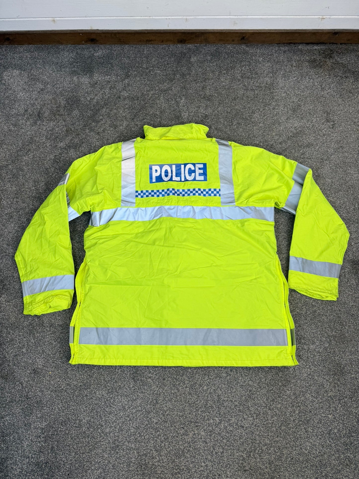 5x Ex Police Hi-Vis Waterproof Jacket Coat Job Lot BADGED Mixed Bundle