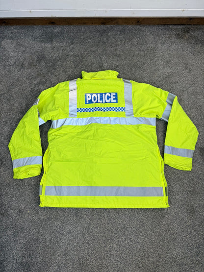 5x Ex Police Hi-Vis Waterproof Jacket Coat Job Lot BADGED Mixed Bundle