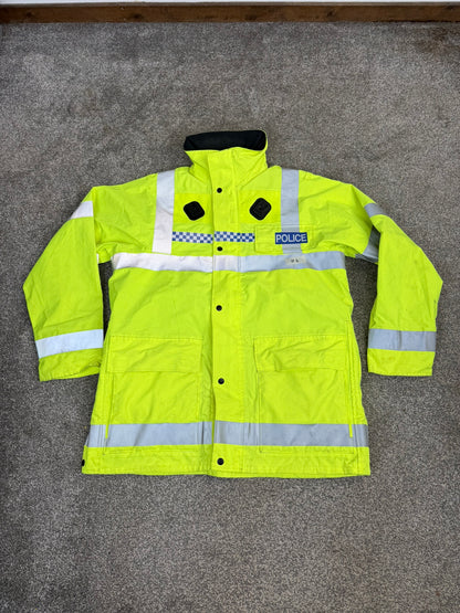 5x Ex Police Hi-Vis Waterproof Jacket Coat Job Lot BADGED Mixed Bundle