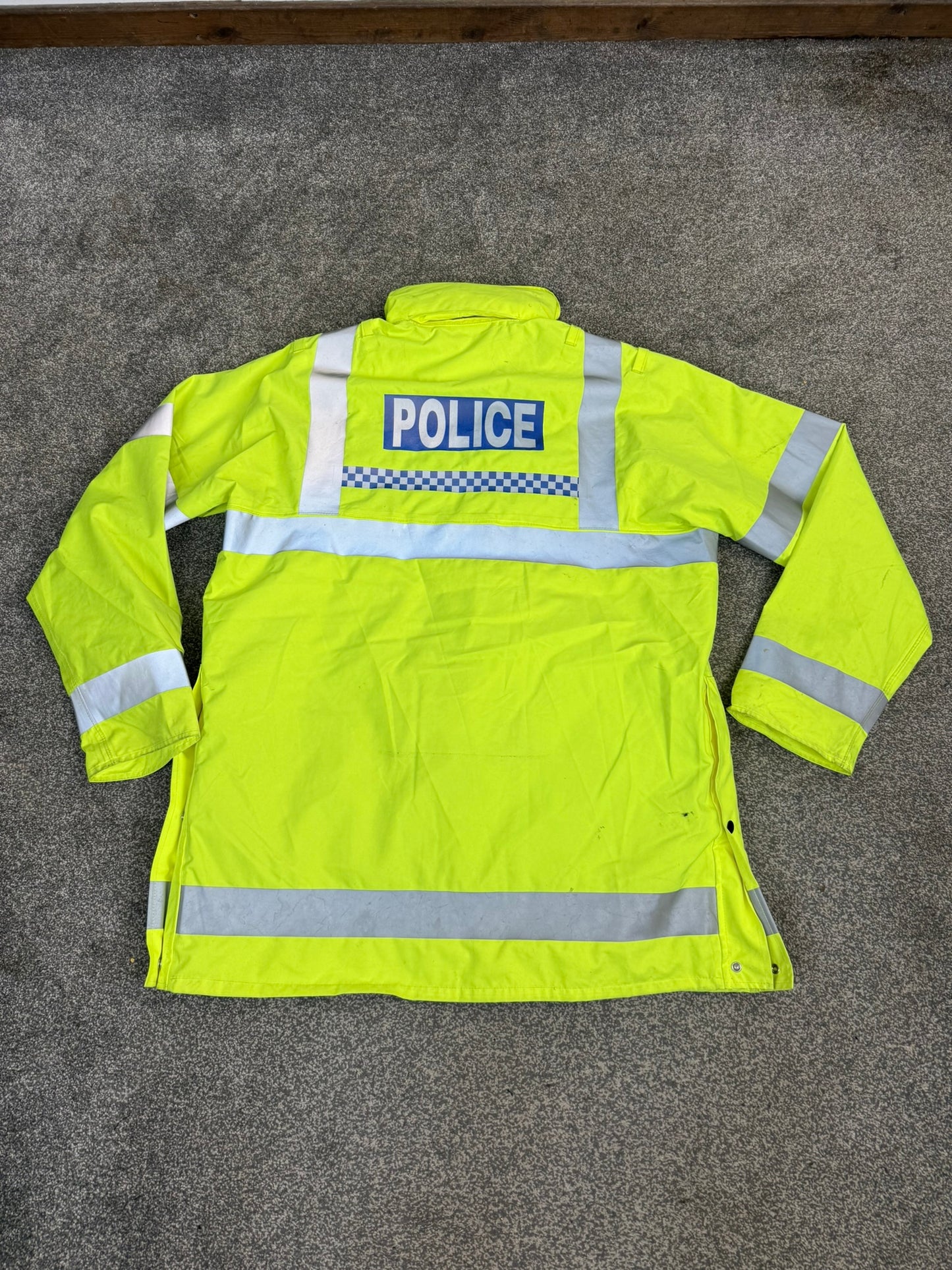 5x Ex Police Hi-Vis Waterproof Jacket Coat Job Lot BADGED Mixed Bundle