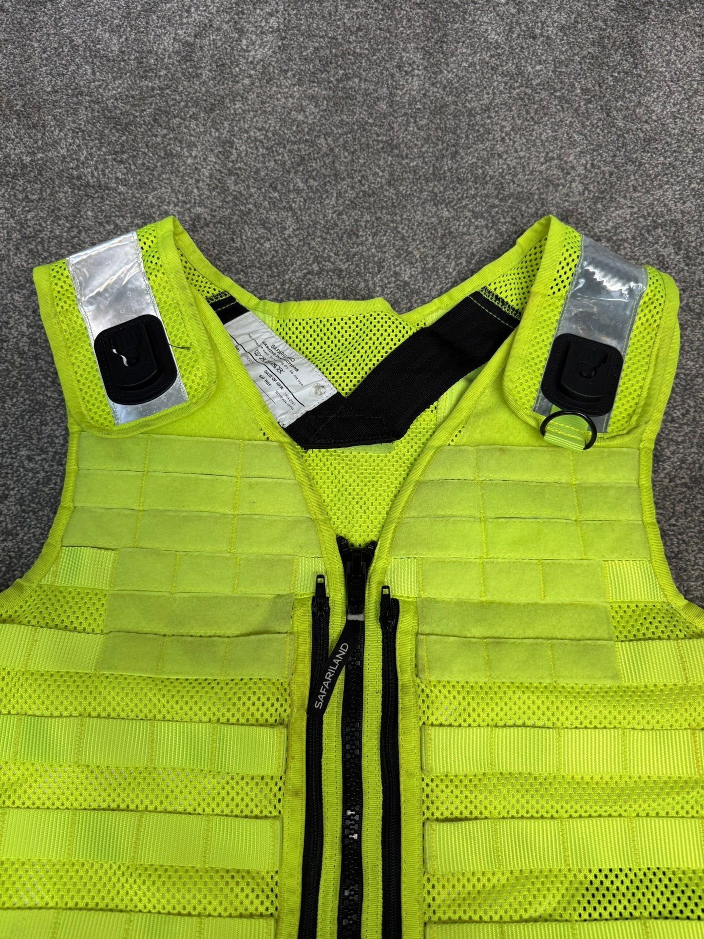 Ex Police Safariland Hi-Vis MOLLE Vest XL Tactical Security Vest