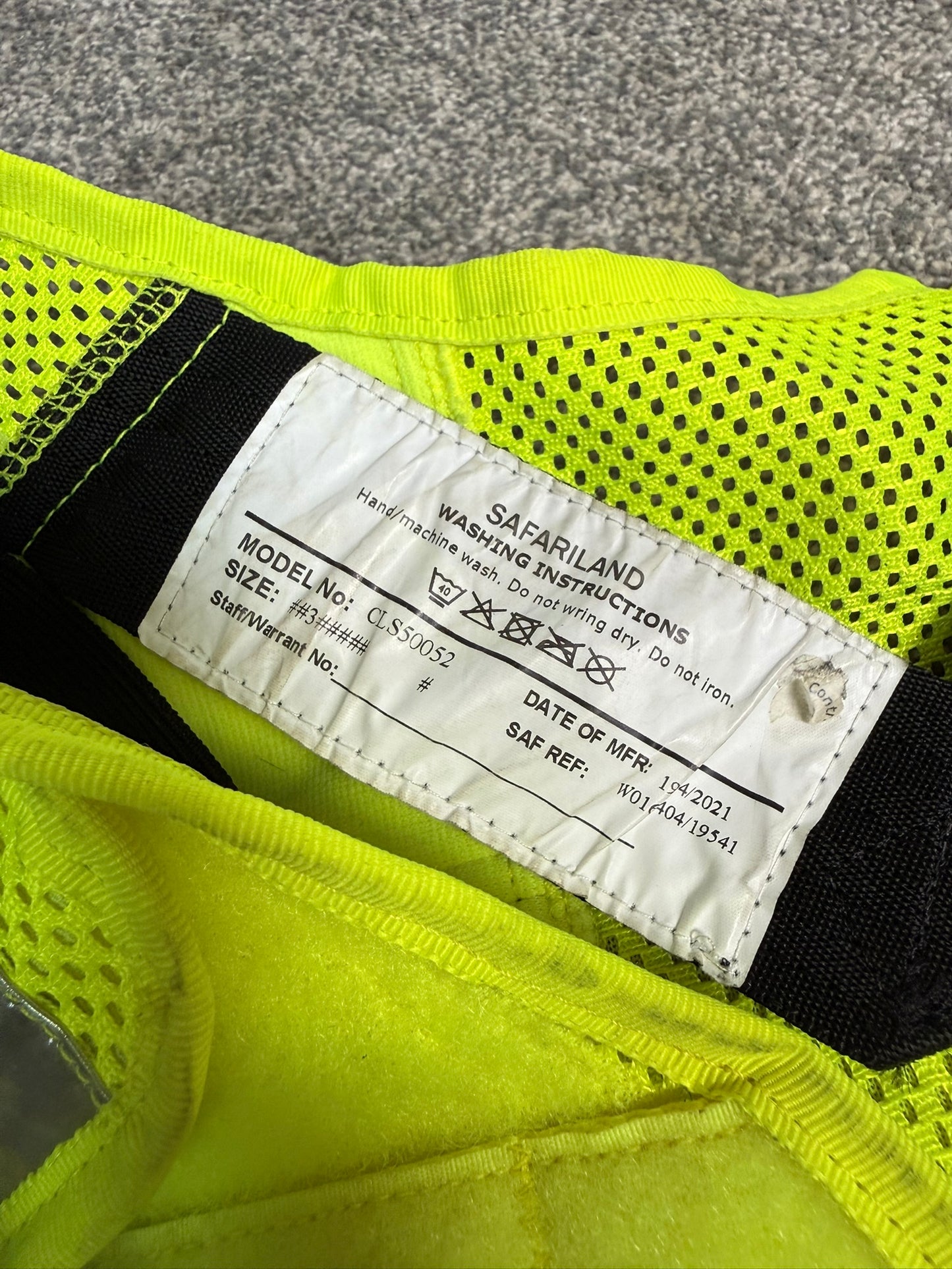 Ex Police Safariland Hi-Vis MOLLE Vest XL Tactical Security Vest