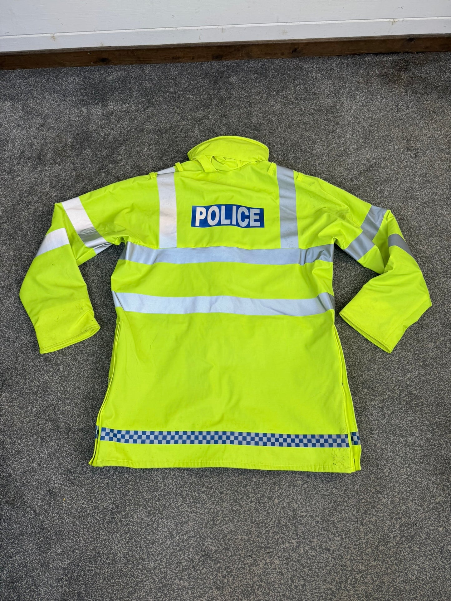 5x Ex Police Hi-Vis Waterproof Jacket Coat Job Lot BADGED Mixed Bundle