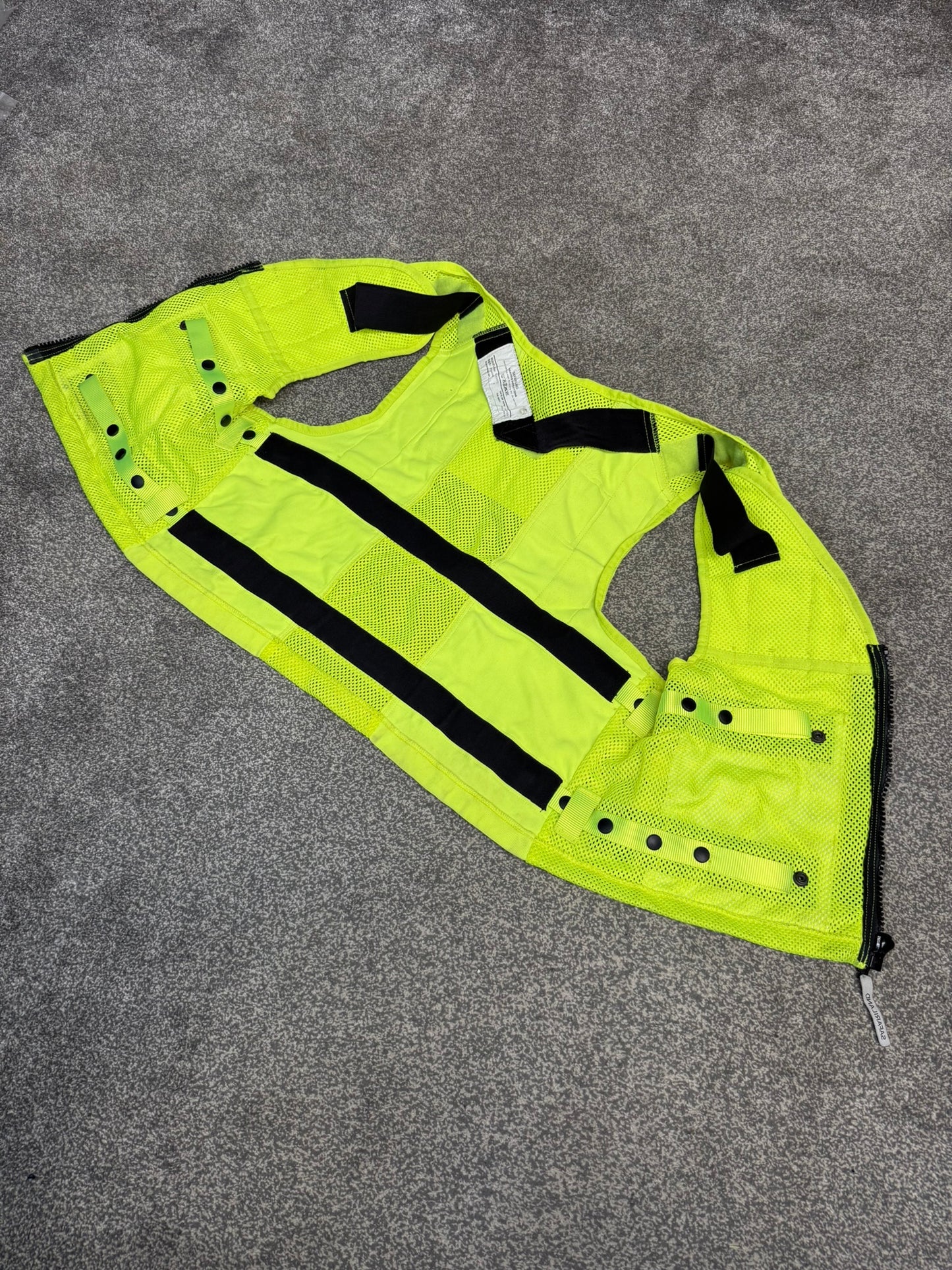 Ex Police Safariland Hi-Vis MOLLE Vest XL Tactical Security Vest