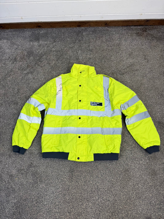 Ex UK Border Agency Waterproof Bomber Jacket - Medium Collector Display Film/TV