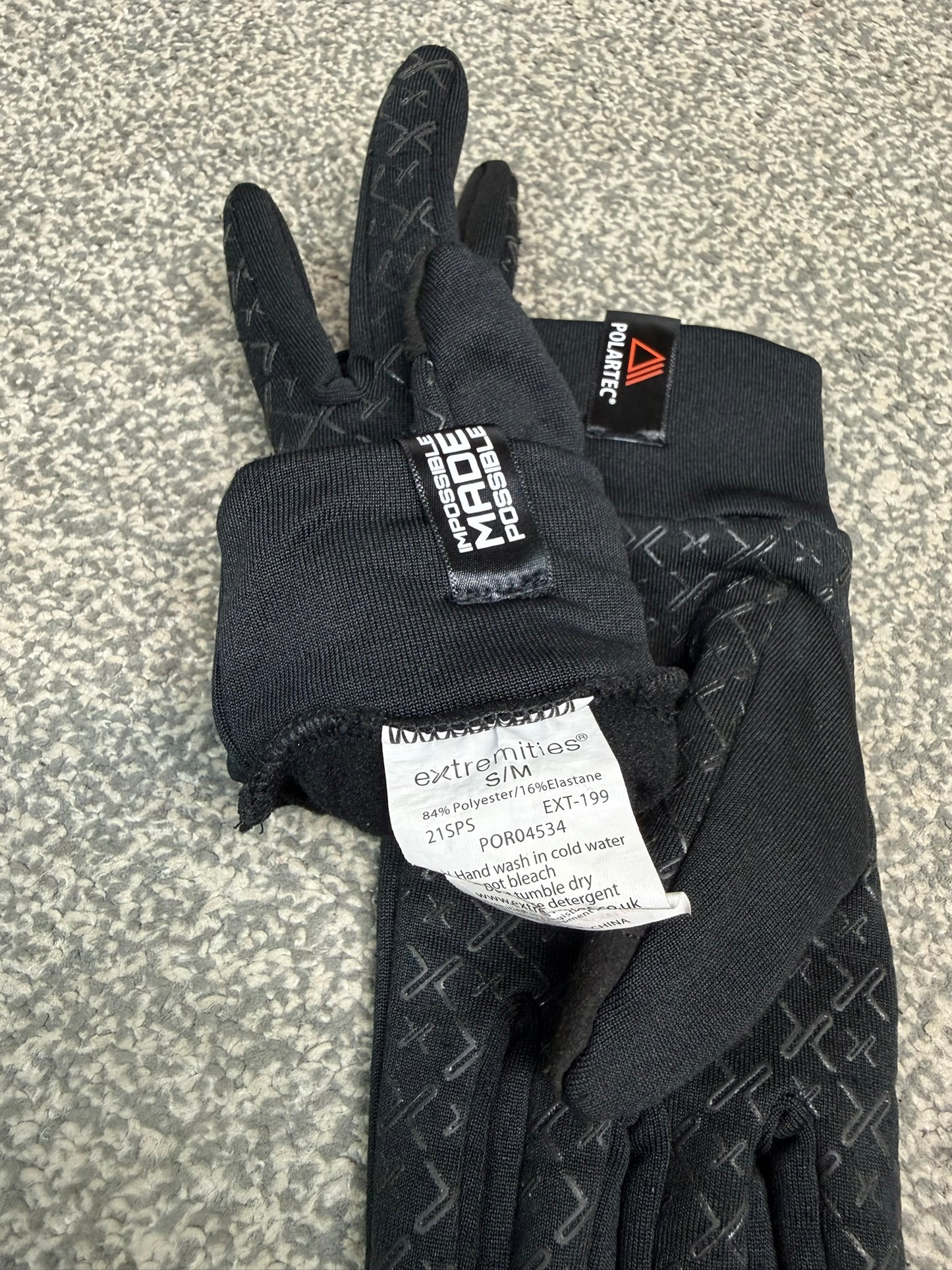 Ex Police Polartec Extremities Contact Gloves - S/M