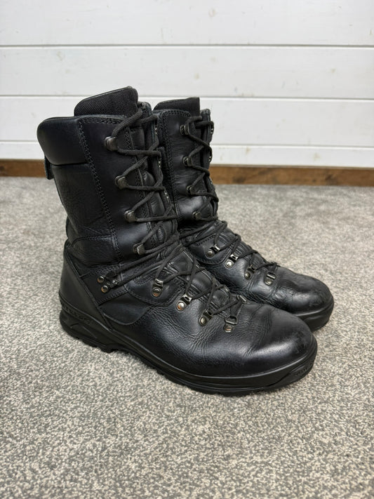 Altberg Sneeker Aqua Black Leather Waterproof Safety Combat Boots Size UK 10