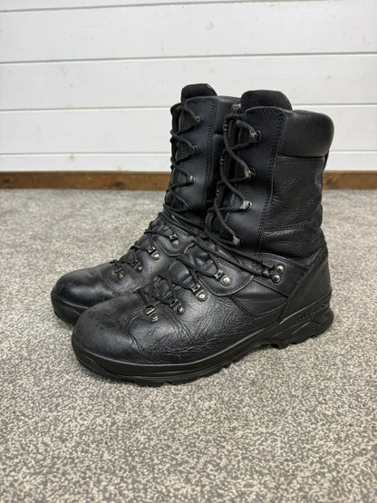 Altberg Sneeker Aqua Black Leather Waterproof Safety Combat Boots Size UK 10