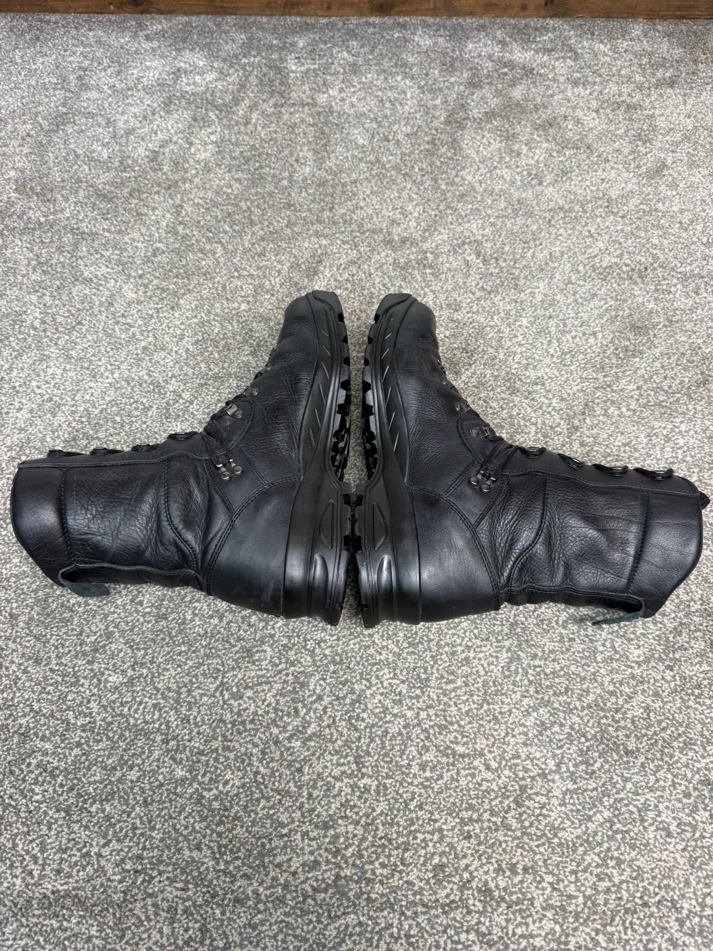 Altberg Sneeker Aqua Black Leather Waterproof Safety Combat Boots Size UK 10