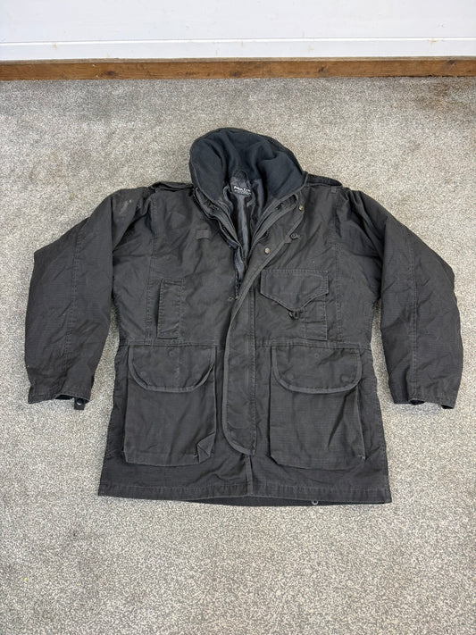 Ex Police Arktis Black Smock Jacket With Liner MEDIUM Dog Handler Security
