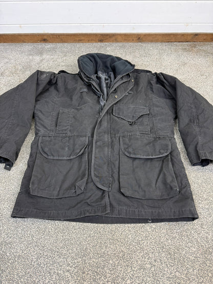 Ex Police Arktis Black Smock Jacket With Liner MEDIUM Dog Handler Security
