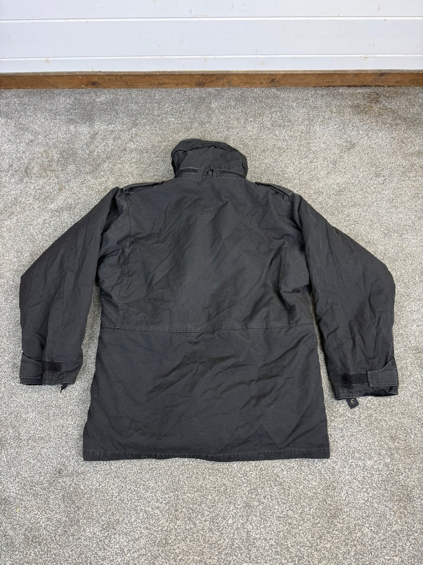 Ex Police Arktis Black Smock Jacket With Liner MEDIUM Dog Handler Security