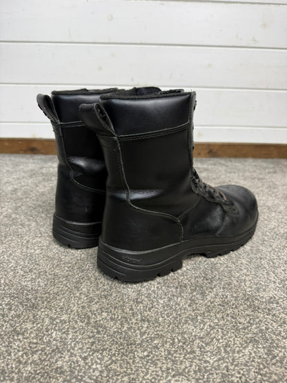 Ex Police Magnum Elite Shield Black Leather Safety Combat Boots UK 9.5 Security