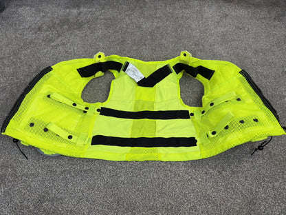 Ex Police Safariland Hi-Vis MOLLE Vest VGC - Police Tactical Security Vest SMALL