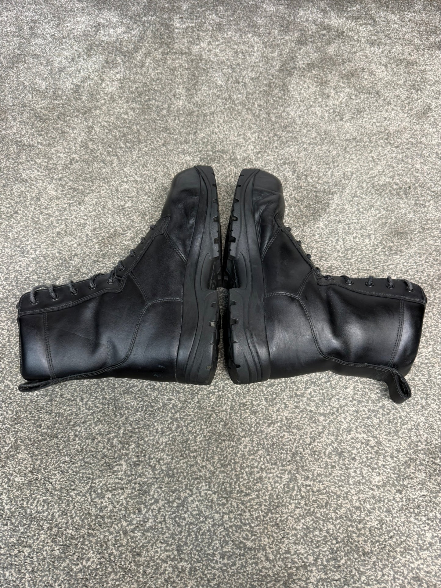 Ex Police Magnum Elite Shield Met Black Leather Combat Safety Boots UK 9 Security Work