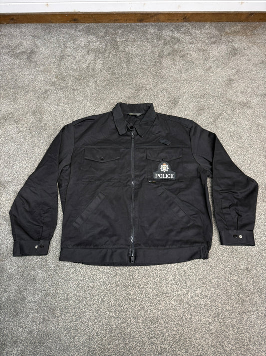 Ex Bedfordshire Police TopFlight Bomber Jacket BADGED - Large Collector TV / Film Uniform