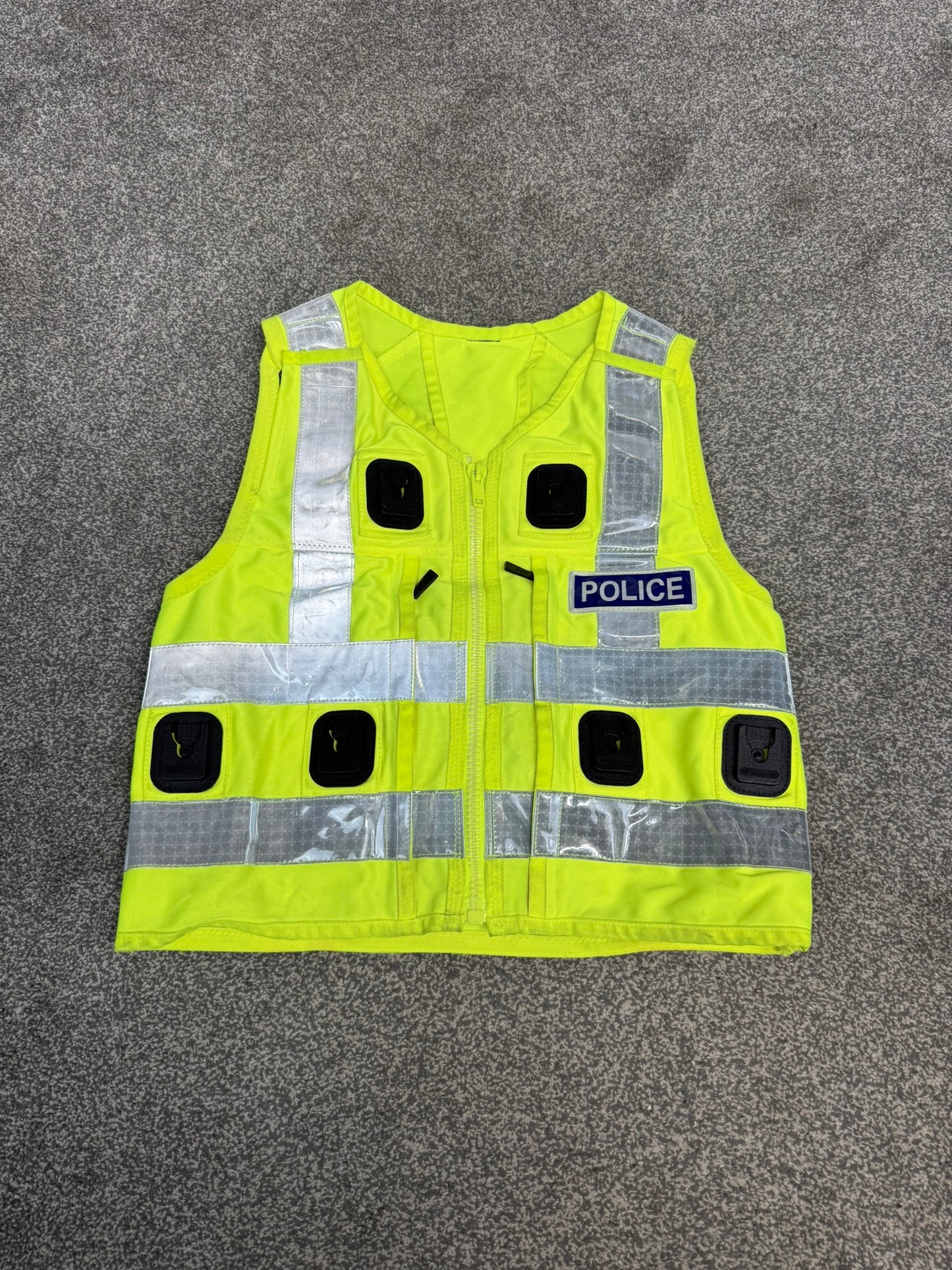 Ex Police Hi Vis Equipment Tac Vest BADGED Utility Vest Model 511 - Medium