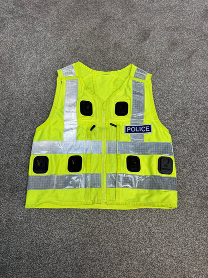Ex Police Hi Vis Equipment Tac Vest BADGED Utility Vest Model 511 - Medium
