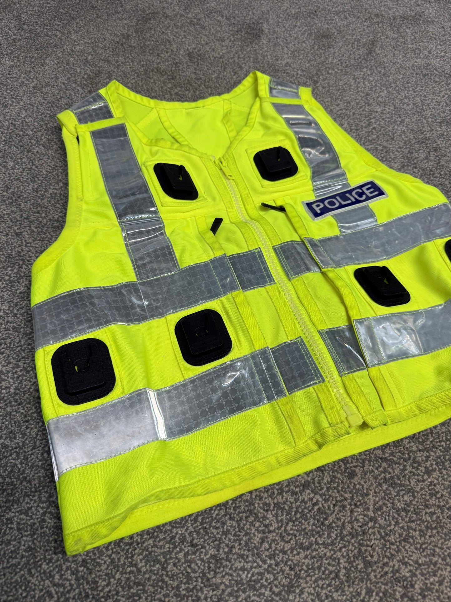 Ex Police Hi Vis Equipment Tac Vest BADGED Utility Vest Model 511 - Medium