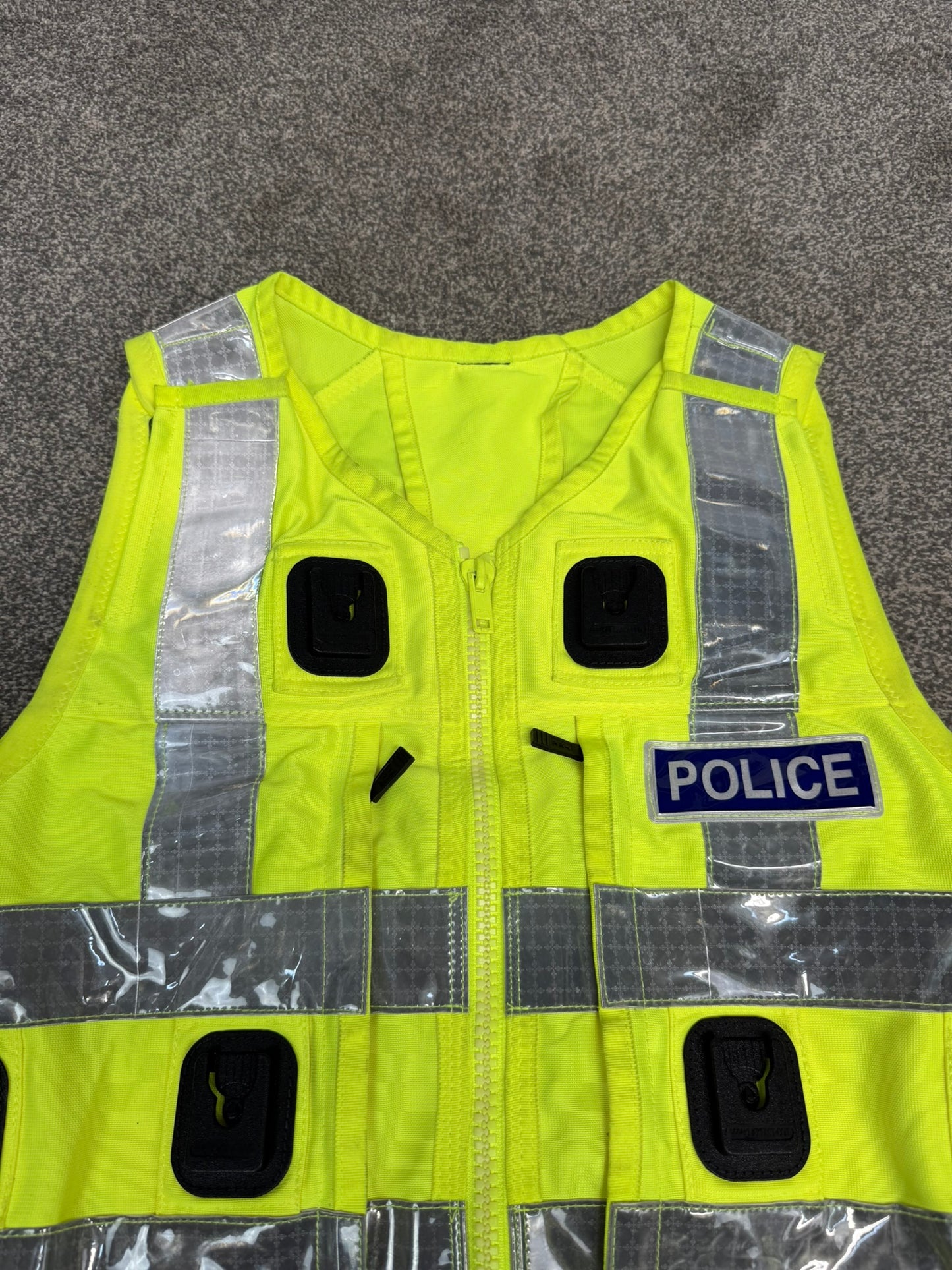Ex Police Hi Vis Equipment Tac Vest BADGED Utility Vest Model 511 - Medium