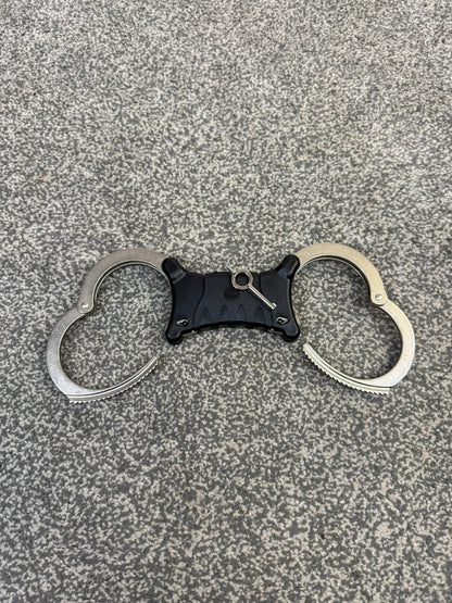 Ex Police TCH840 Handcuffs Rigid Cuffs With Key Security Collectible Memorabilia