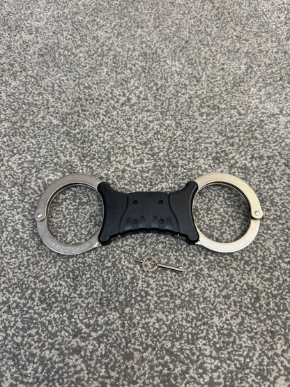 Ex Police TCH840 Handcuffs Rigid Cuffs With Key Security Collectible Memorabilia