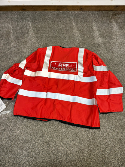 NEW Ex Police Fire Marshal Hi Vis Vest - XX Large