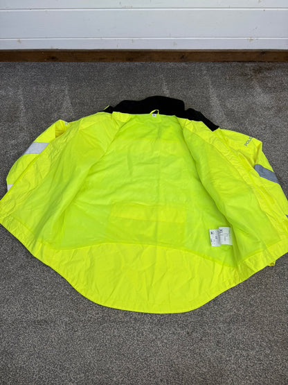 Ex Police Badged Hi Vis Endura Waterproof Cycling Patrol Jacket - X Large Collector TV Film Uniform