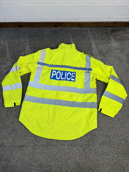 Ex Police Badged Hi Vis Endura Waterproof Cycling Patrol Jacket - X Large Collector TV Film Uniform