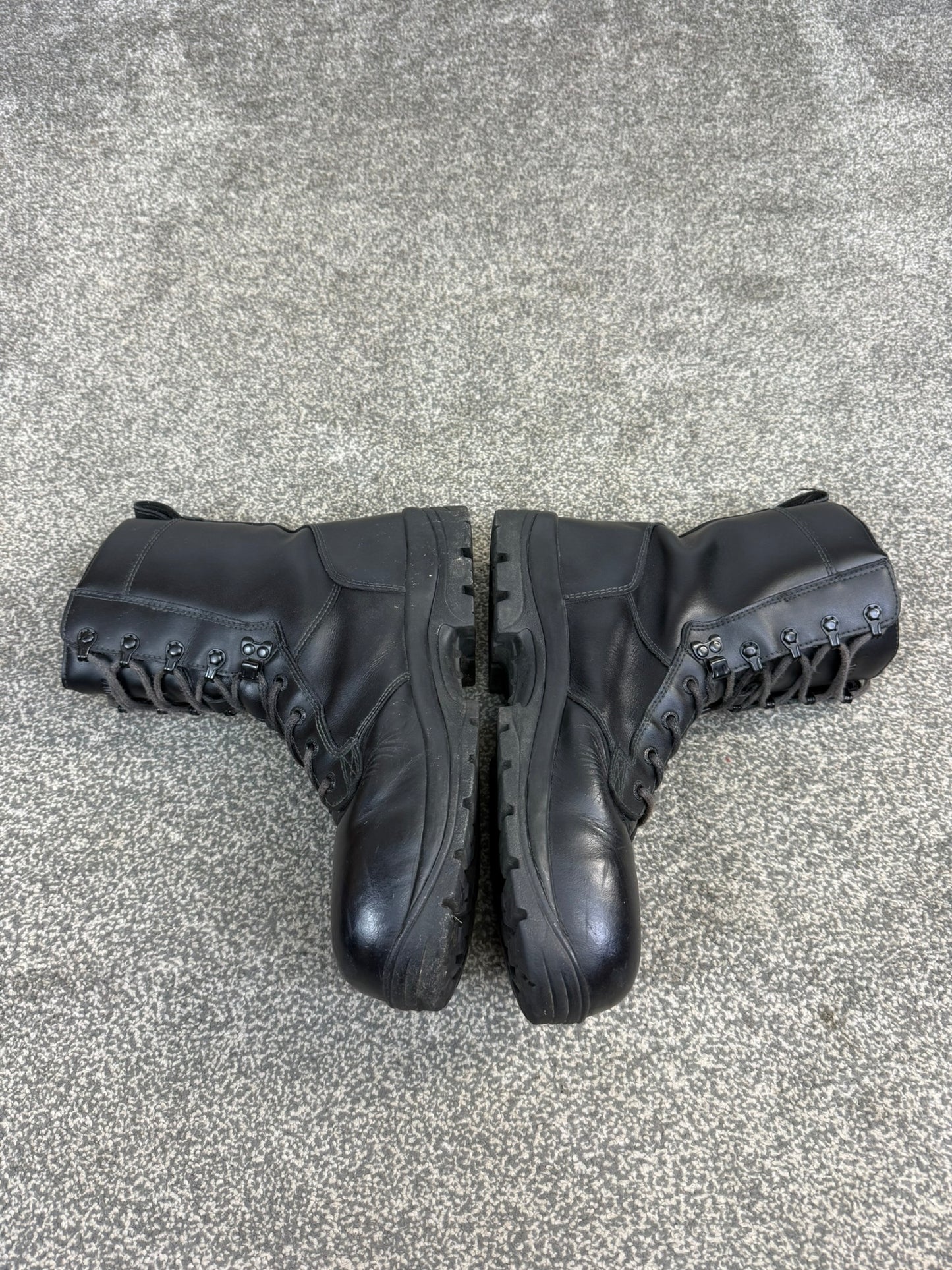 Ex Police Magnum Elite Shield Combat Boots Black Leather UK 10 Security Work