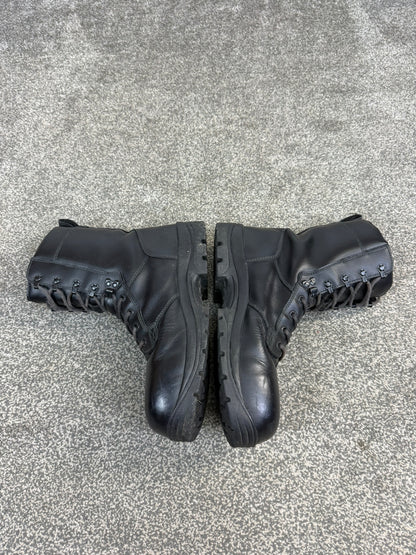 Ex Police Magnum Elite Shield Combat Boots Black Leather UK 10 Security Work