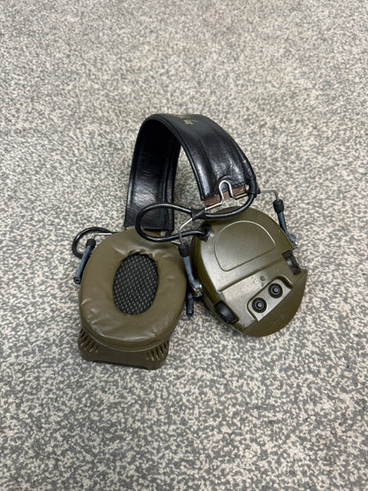 Ex Police 3M Peltor ComTac Headset Noise Cancelling Ear Defenders MT15H68FB-02