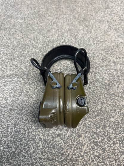 Ex Police 3M Peltor ComTac Headset Noise Cancelling Ear Defenders MT15H68FB-02