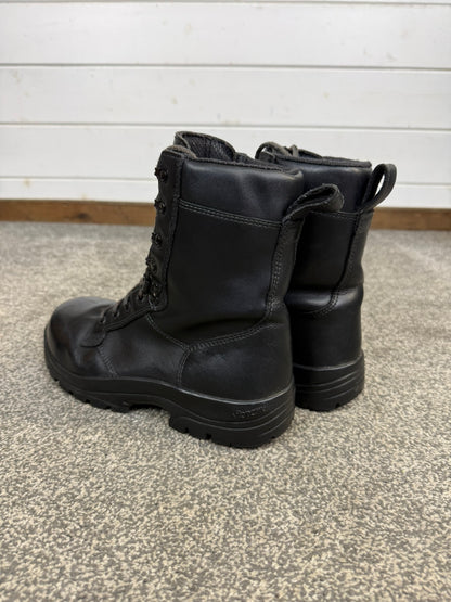 Ex Police Magnum Elite Shield Combat Boots Black Leather UK 4.5 Security Work