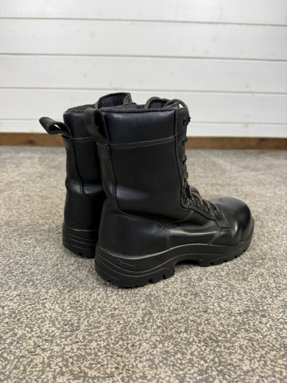 Ex Police Magnum Elite Shield Combat Boots Black Leather UK 4.5 Security Work