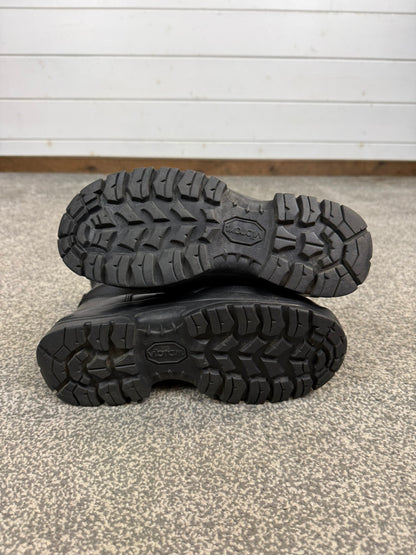 Ex Police Magnum Elite Shield Combat Boots Black Leather UK 4.5 Security Work